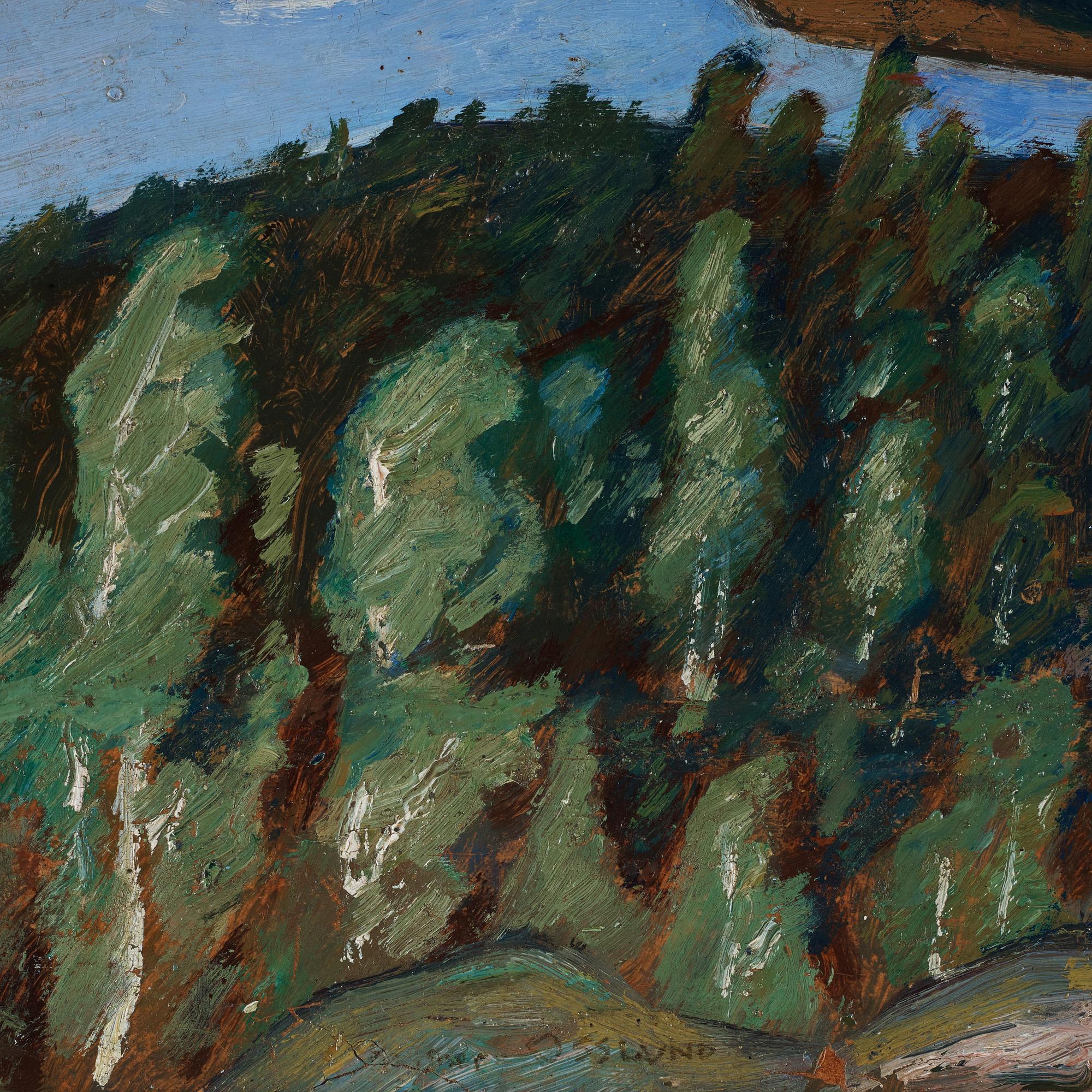 Helmer Osslund, View from Ringkallen, Ångermanland.