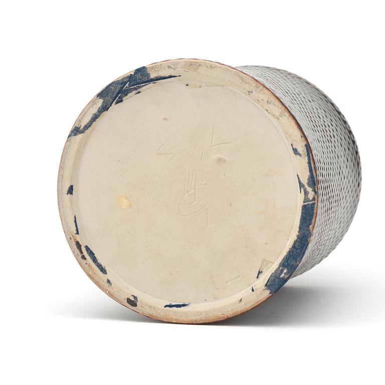 Stig Lindberg, a stoneware vase, Gustavsberg Studio 1967.