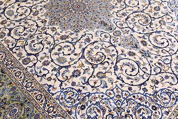 A carpet, Keshan, ca 406 x 300 cm.