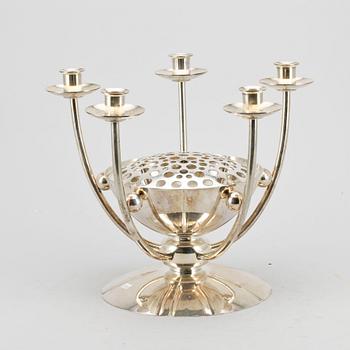 BLOMSTERSKÅL, nysilver, Art Krupp Berndorf, 1900-talets andra hälft.