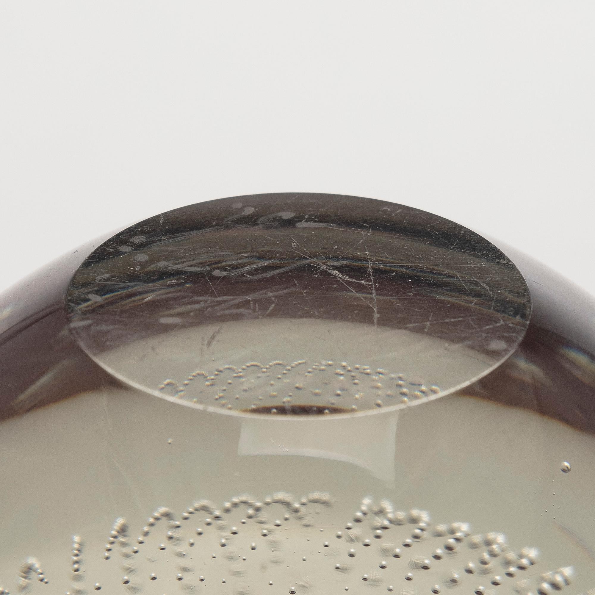 Gunnel Nyman, a model 'GN 17' vase, signed G. Nyman Nuutajärvi Notsjö -57.