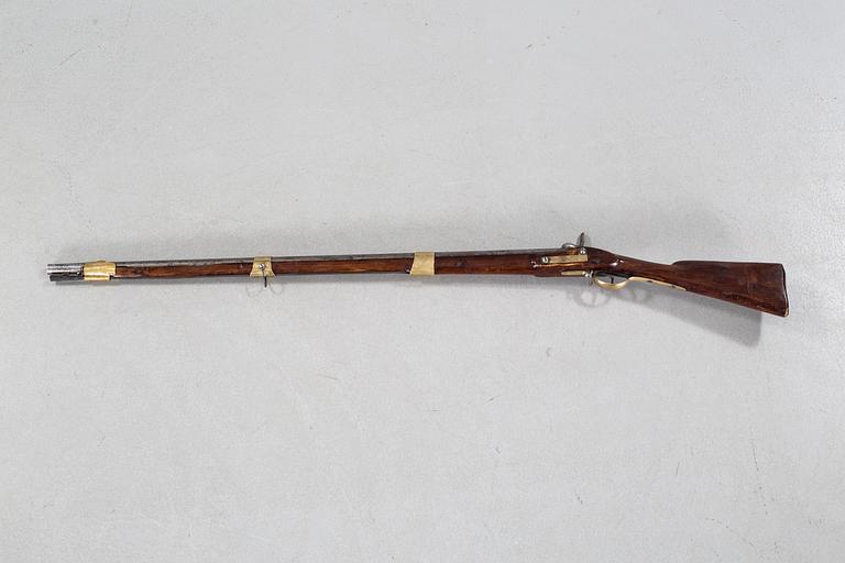 A percussion rifle for the swedish army, m/1815-49.