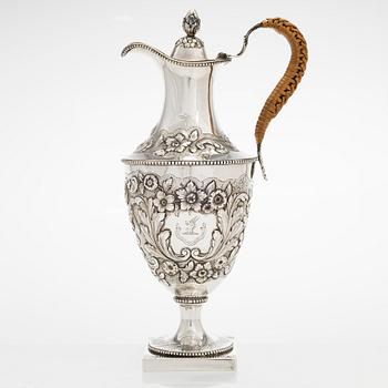 Viinikannu, sterlinghopea, Lontoo 1776, mestarileima IC.