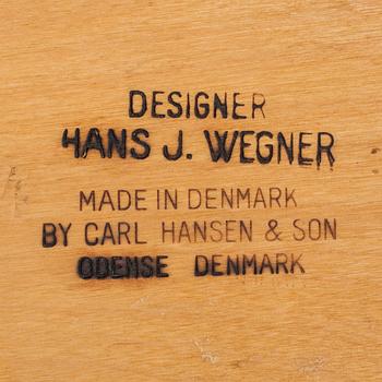 STOLAR, 4 st,"CH-30", Hans J. Wegner, Carl Hansen & Son, Danmark 1950-60-tal.