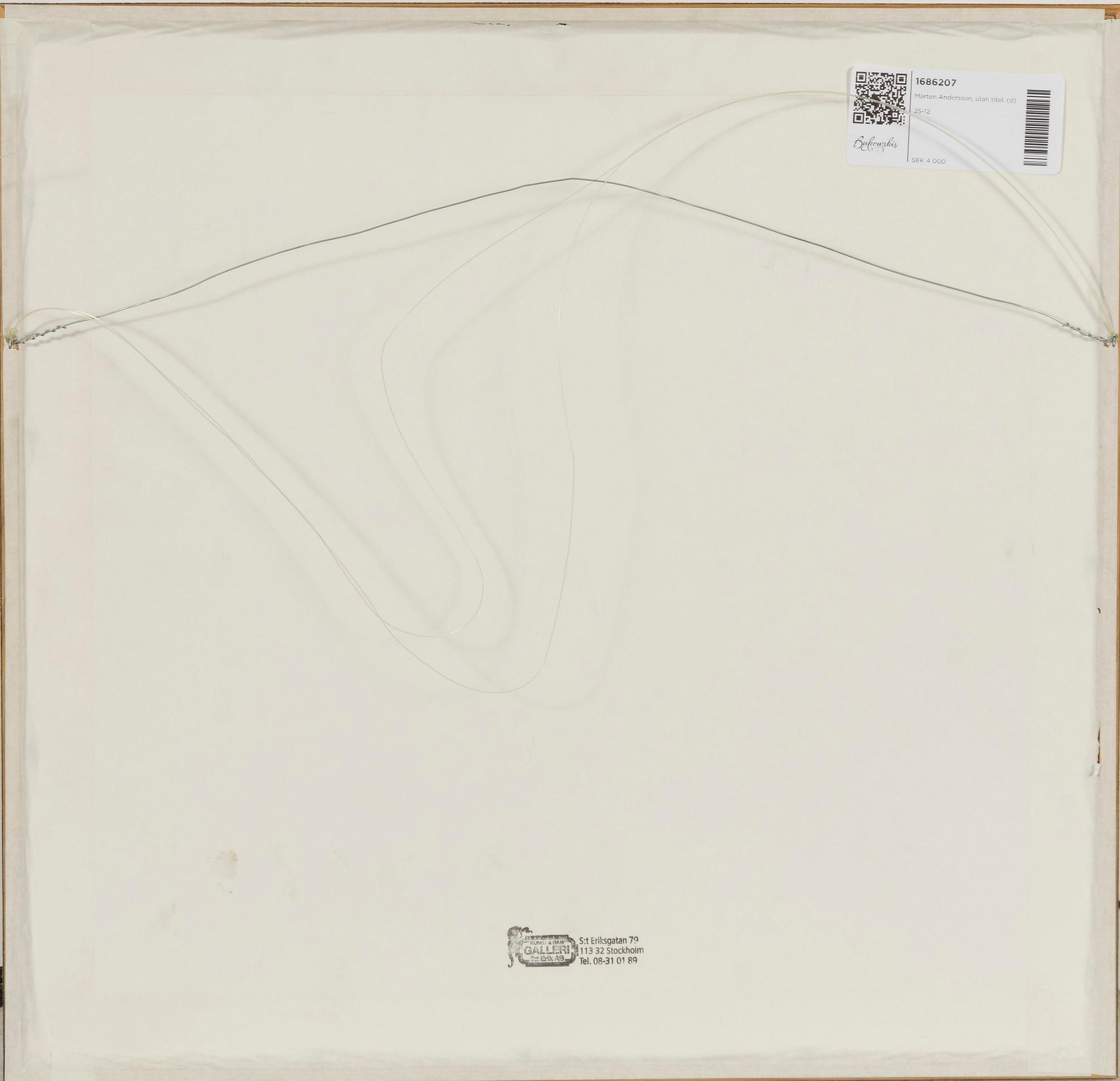 Mårten Andersson, Untitled.