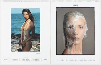 Two Pirelli Calendars, 1994 and 1995.