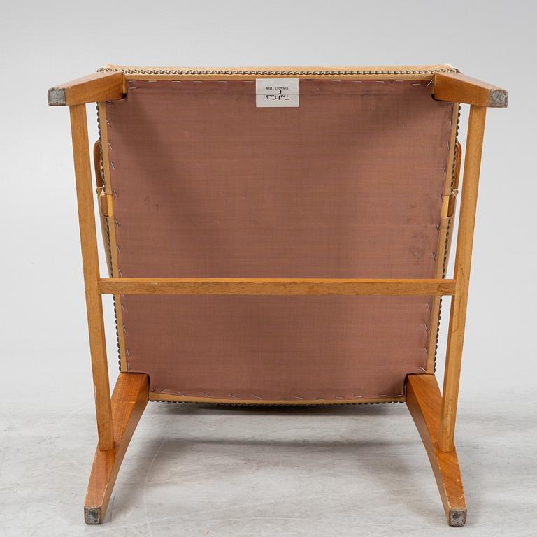 Josef Frank, a model 695 mahogany armchair, Svenskt Tenn.