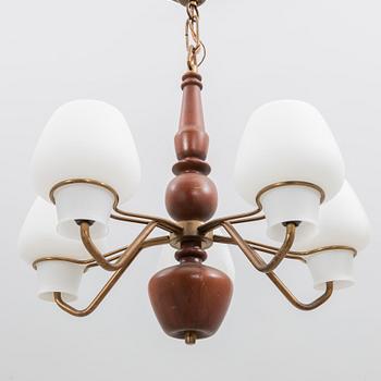 Hans Bergström, tillskriven, taklampa, Swedish Modern, ASEA, 1950-tal.