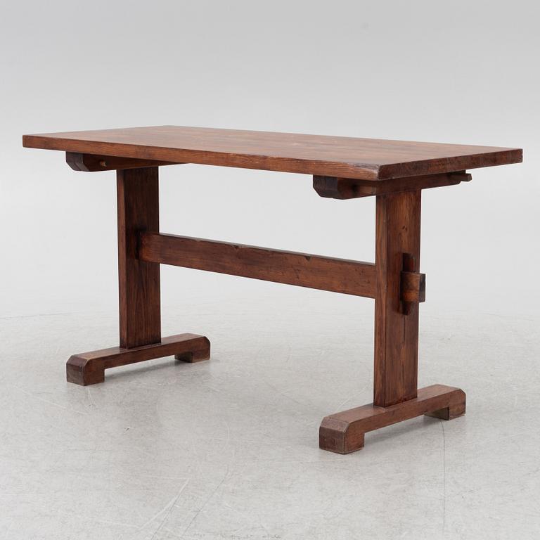 Carl Malmsten, A stained pine table, 20th century.