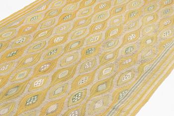 Barbro Nilsson, a drape, "Kärnfrukt", a tapestry variant, ca 227 x 104 cm, signed AB MMF BN.