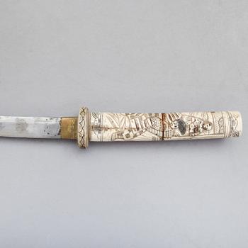 SVÄRD, ben, Japan, 1800-/1900-tal.