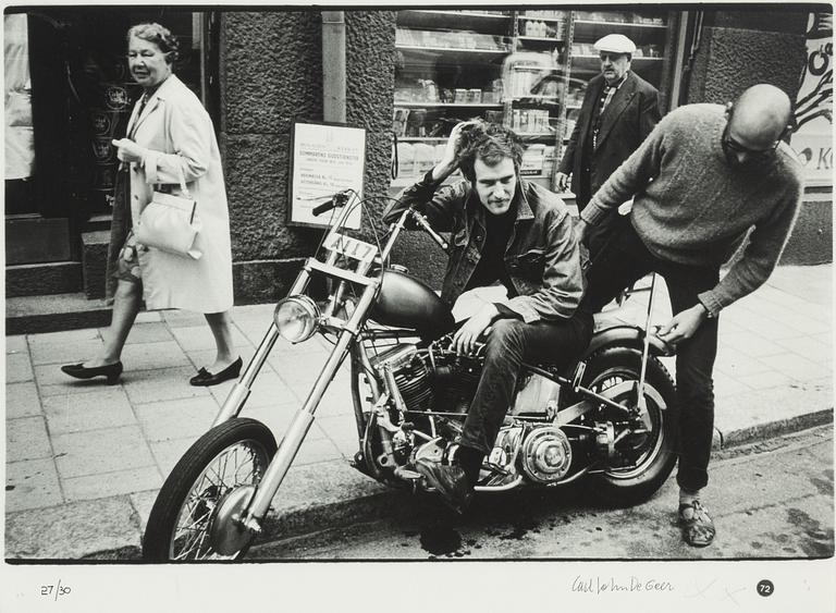 Carl Johan De Geer, photo, signed 27/30.