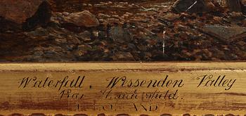 OKÄND KONSTNÄR, sign Holland, olja på duk, 1800-tal.