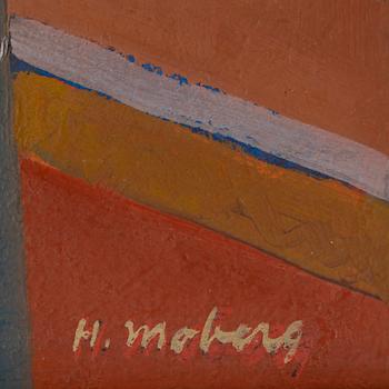 HARRY MOBERG, olja på duk. Sign.