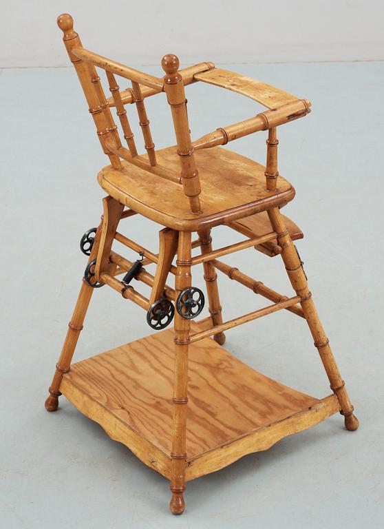 BARNSTOL, 1800-talets slut.
