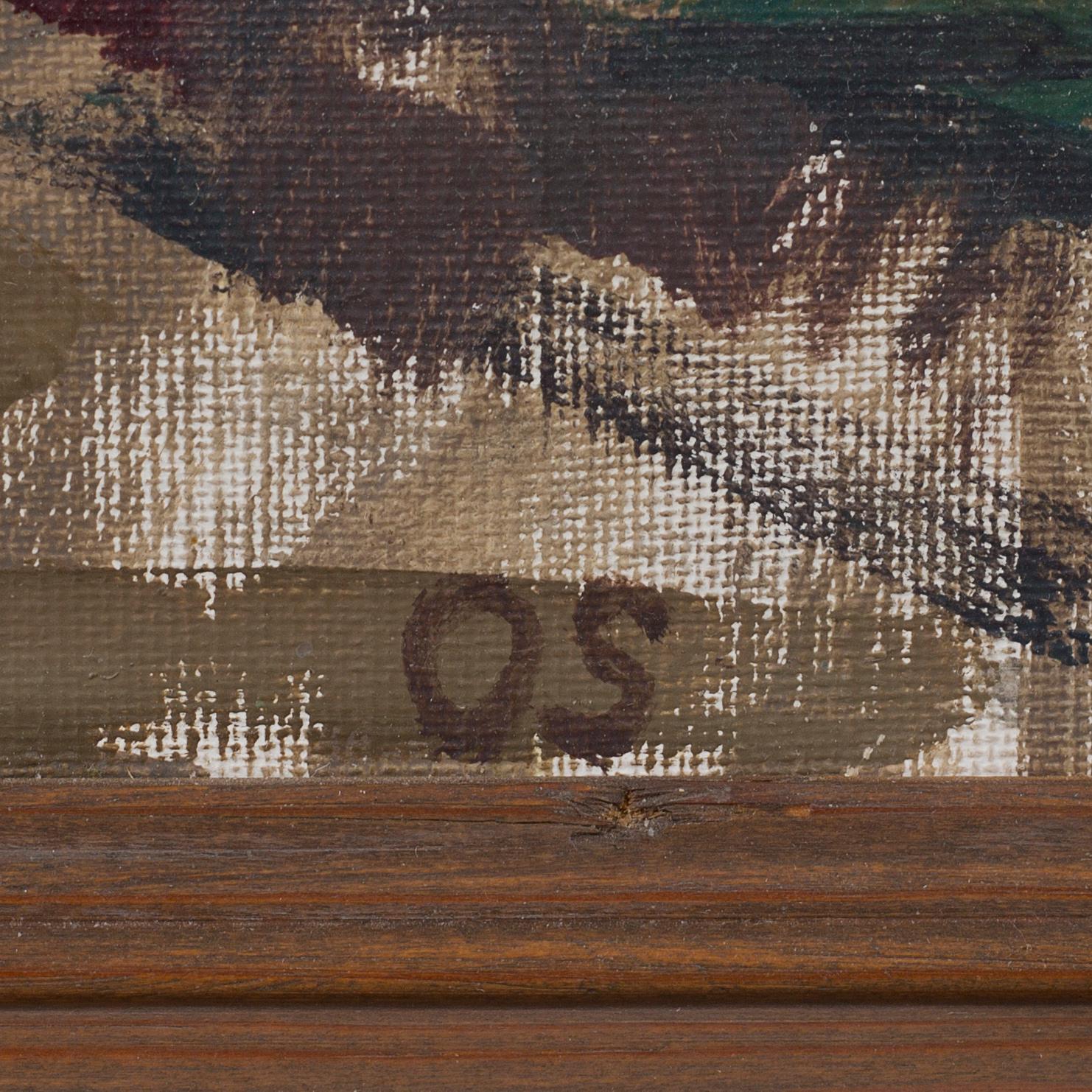 OLLE SKAGERFORS, oil on canvas.