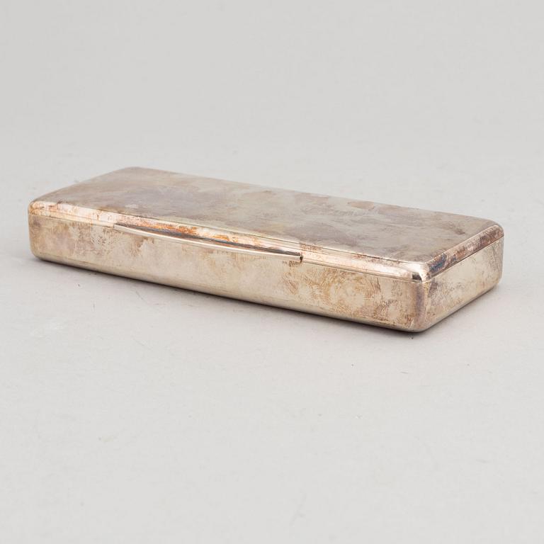 A silver box by Axel Holm, Denmark, second half of the 20th Century.