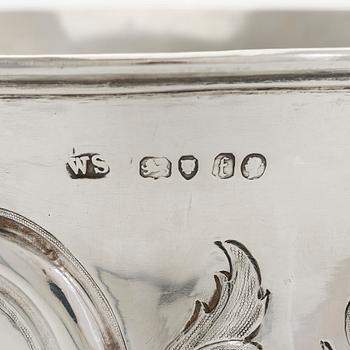 William Smily, a sterling silver Goblet, maker's mark of William Smily, A B Savory & Sons, London 1861.