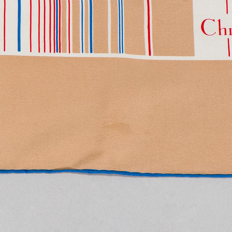 Christian Dior, a silk scarf.