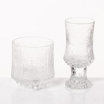 Tapio Wirkkala, a 54 piece glass service, 'Ultima Thule', Iittala, Finland.