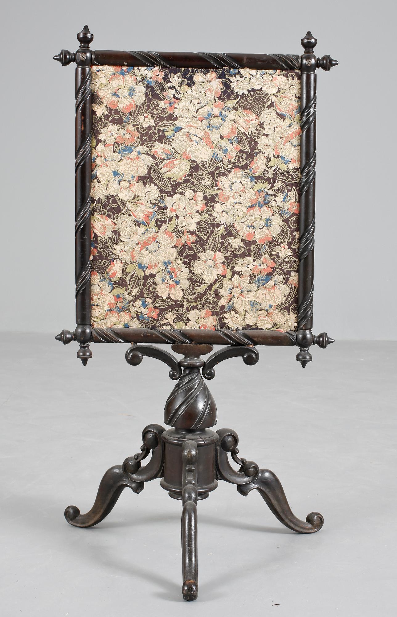 ELDSKÄRM, nyrokoko, 1800-talets andra hälft.