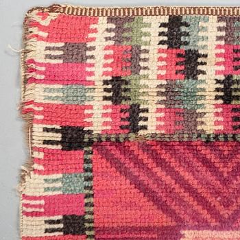 Barbro Nilsson, A CARPET, "Nellicka", knotted pile, ca 228 x 158,5 cm, signed AB MMF BN.