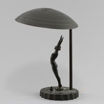 BORDSLAMPA, omkring 1900-talets mitt.