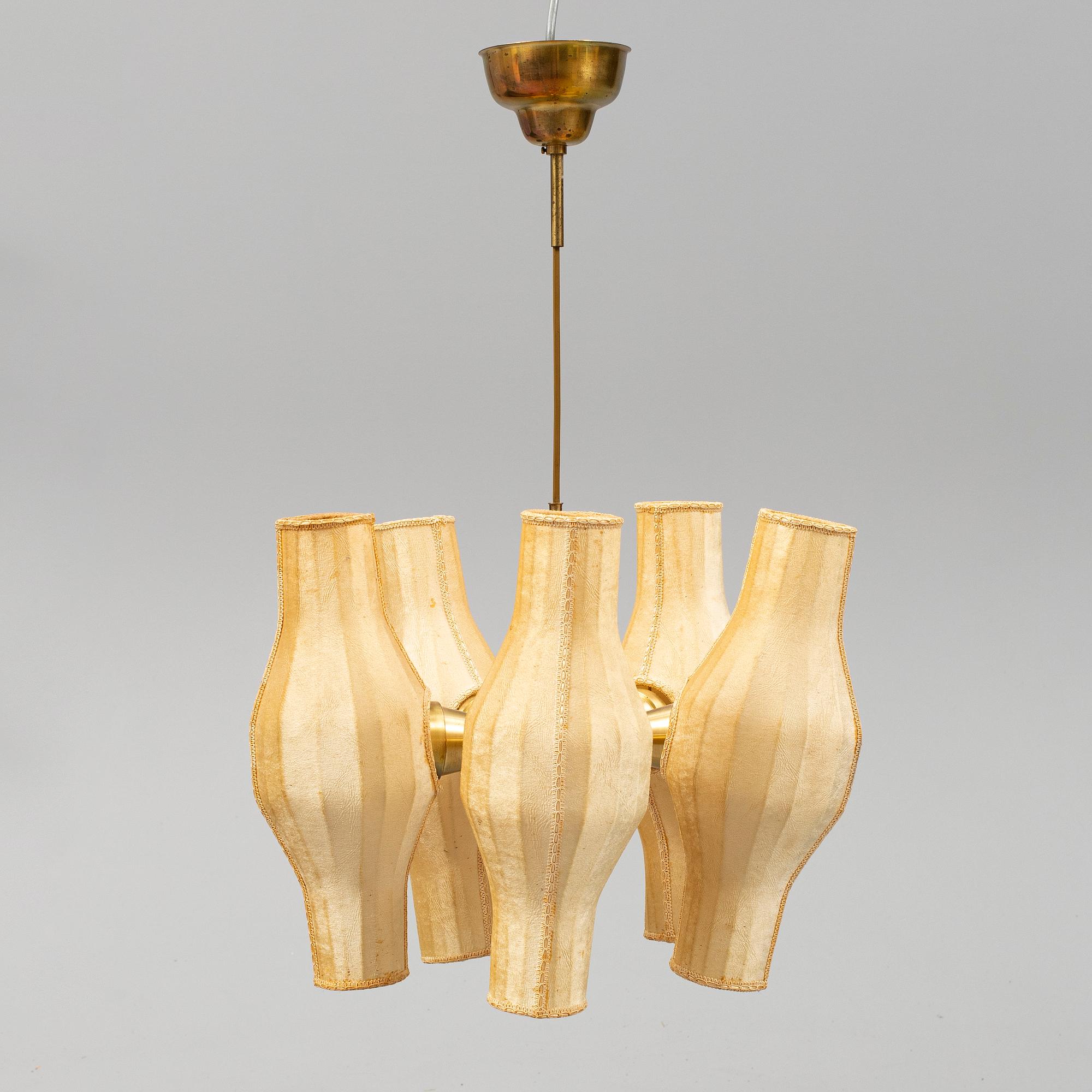 HANS BERGSTRÖM, attributed to. A 1950's/60's ceiling light.