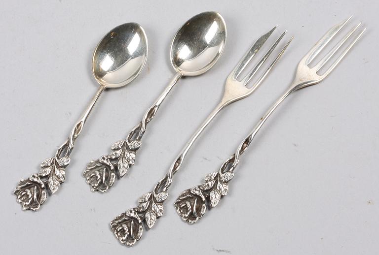 BESTICK, 12+12 st, silver.