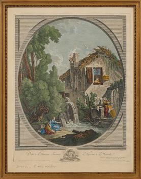 Francois Boucher · FRANCOIS BOUCHER, efter, etsning, 1800-tal.