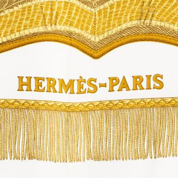 Hermès, a 'Poste et Cavalerie' twill silk scarf.