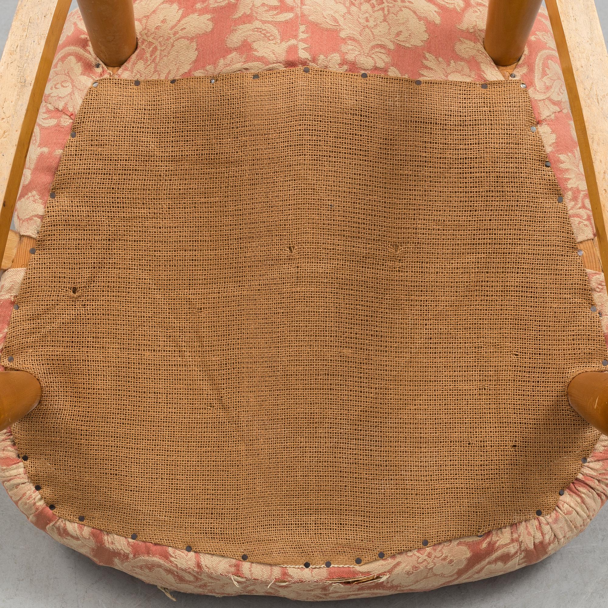 A rocking chair attributed to Philip Arctander.