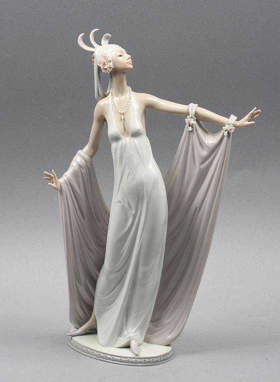 FIGURIN, porslin. Lladro, tillverkningsår 1987-2000.