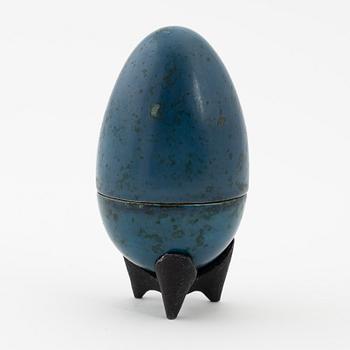 Hans Hedberg, skulptur, ägg, stakeldsfajans, Biot, Frankrike.