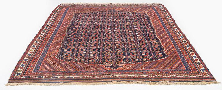 An Antique Afshar carpet, South Persia (Iran), c. 364 x 230 cm.