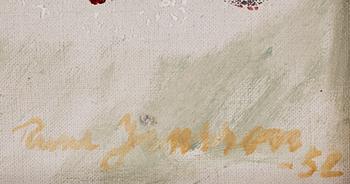 RUNE JANSSON, olja på duk, signerad.