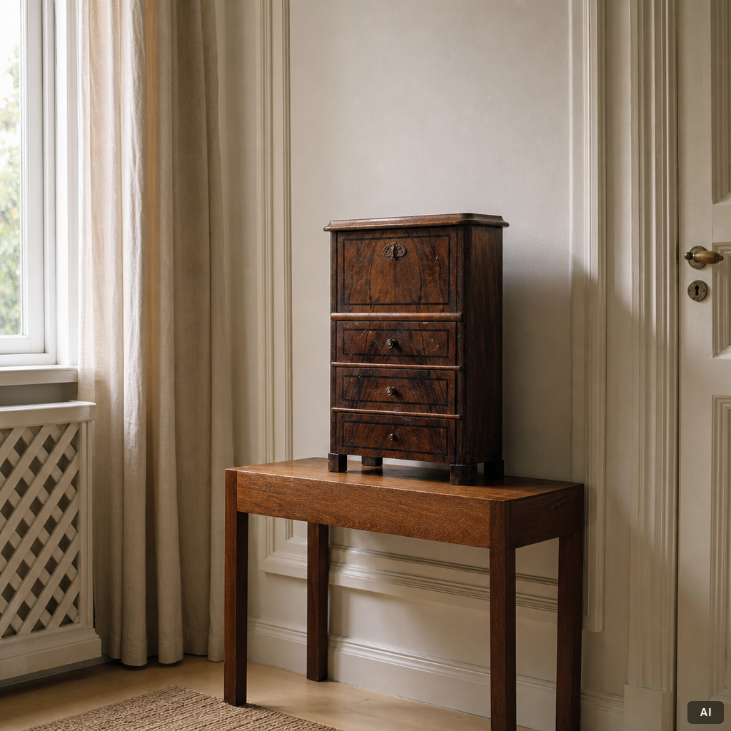 Miniature secretary, around 1900.