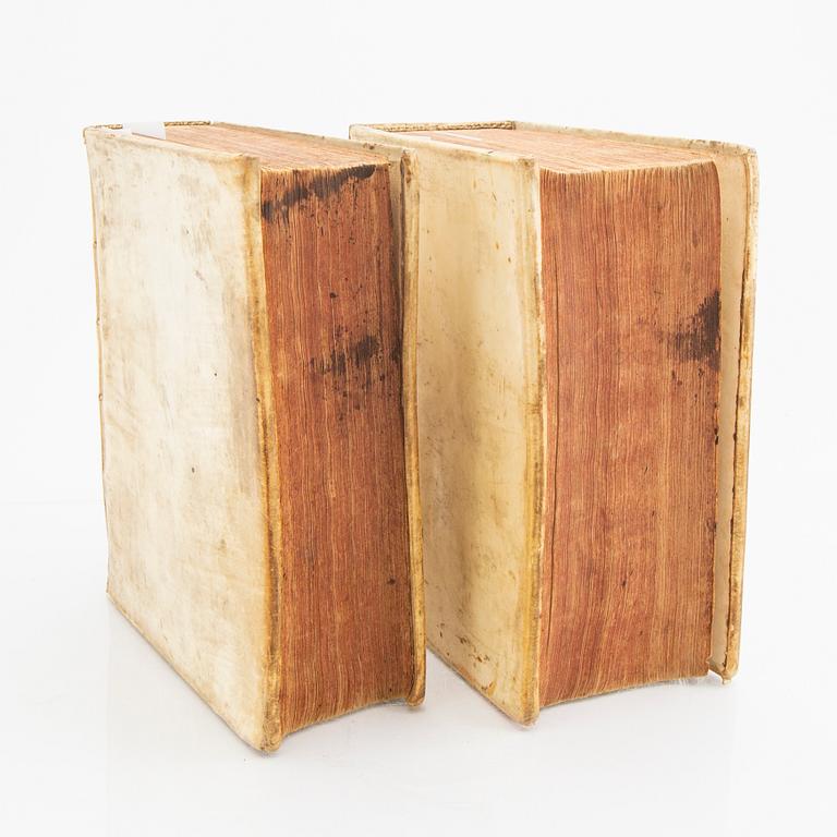 Christoph Starke, books, three parts in two volumes, Lepzig 1745-46.