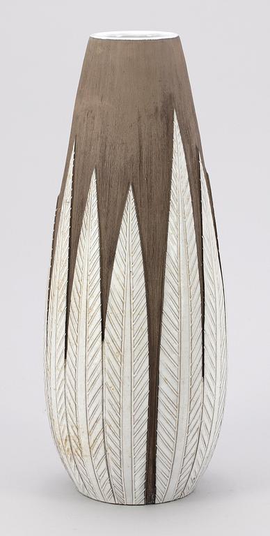 GOLVVAS, stengods, "Paprika", Anna-Lisa Thomson, Upsala-Ekeby, 1951-69.