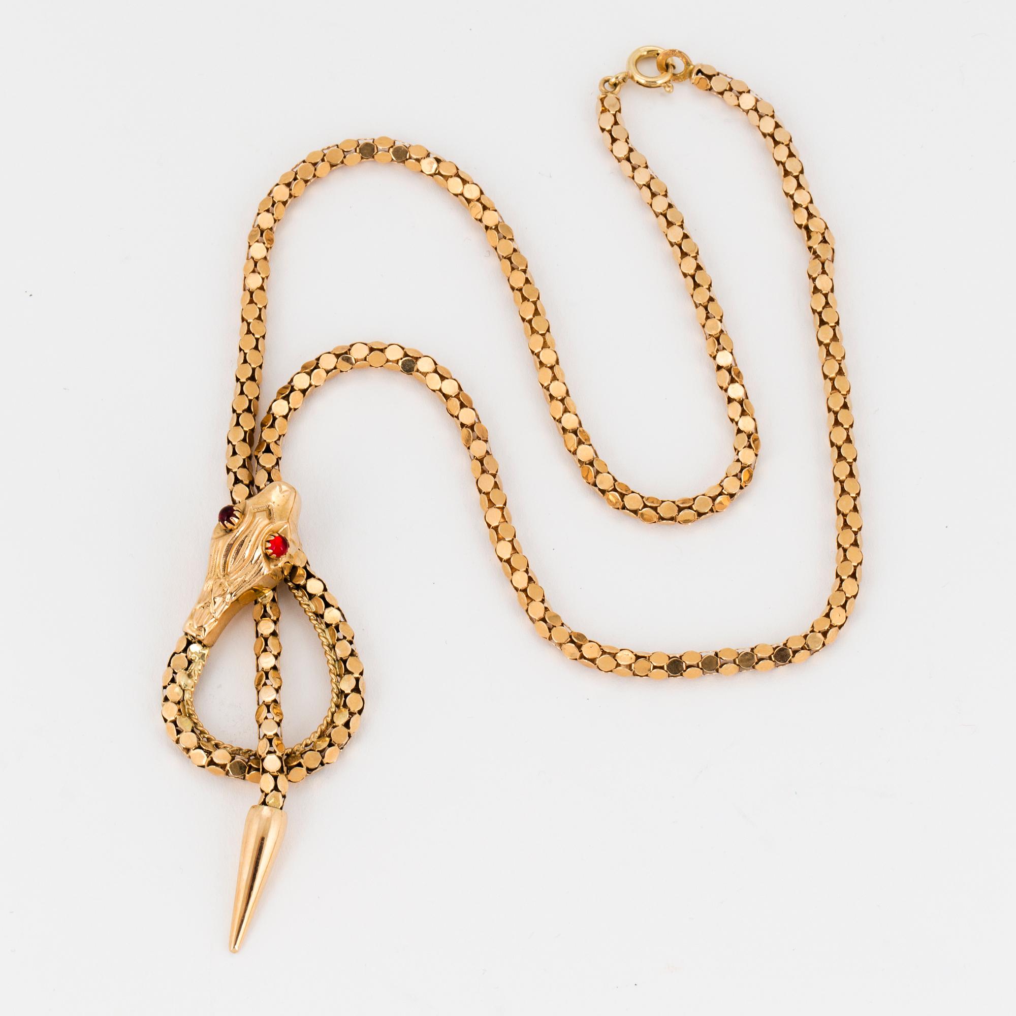 COLLIER, 18K guld.
