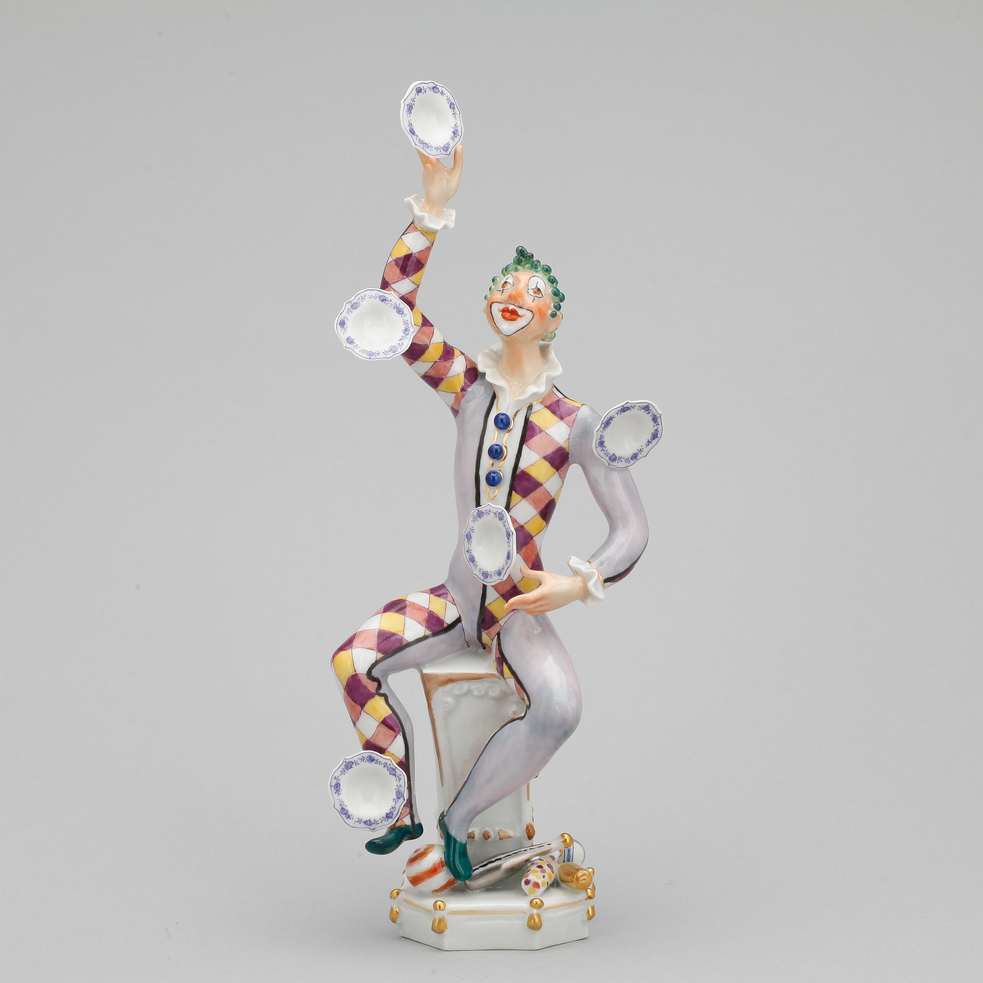 FIGURIN, porslin, Meissen, 1900-tal.