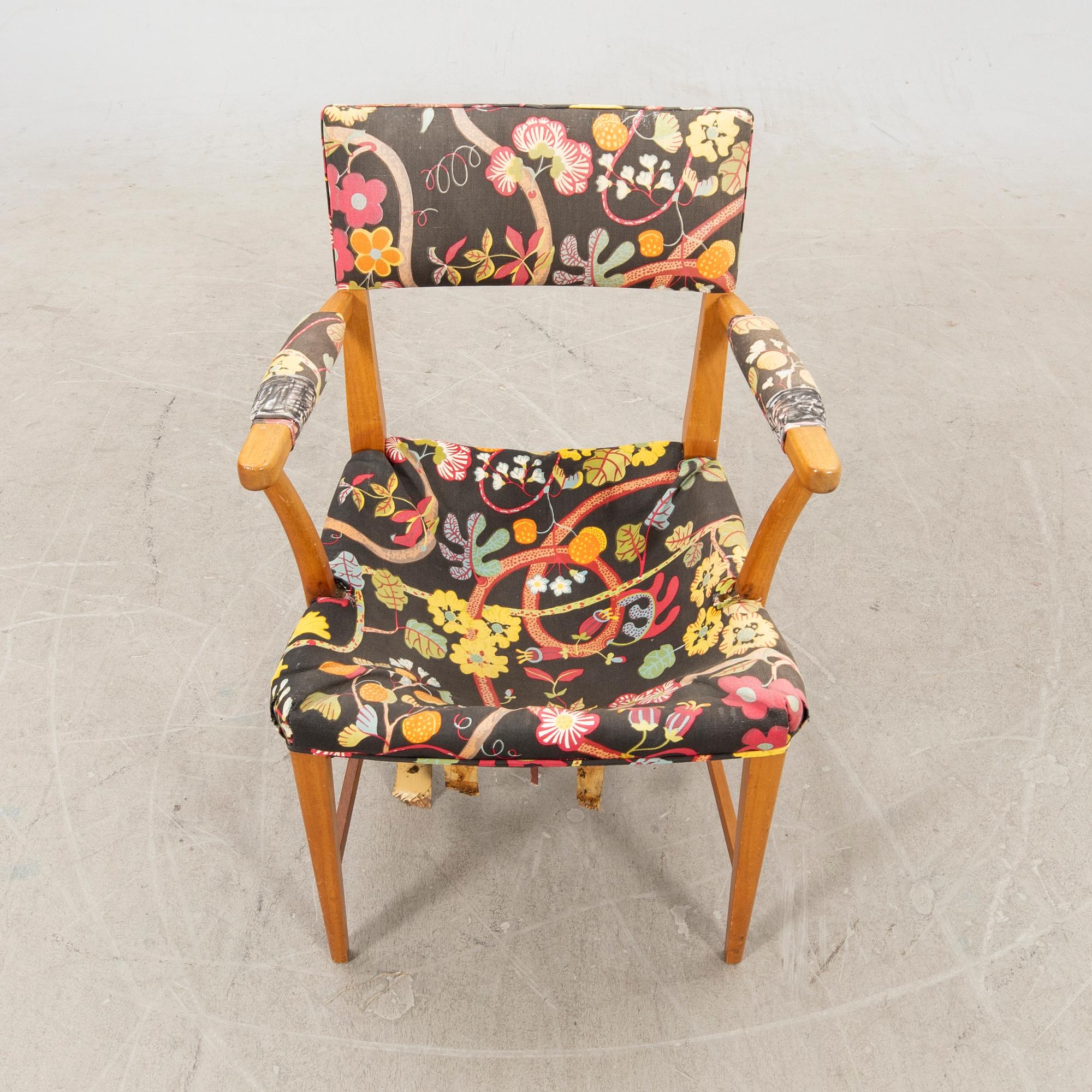 Josef Frank, armchair, model 695 for Firma Svenskt Tenn.