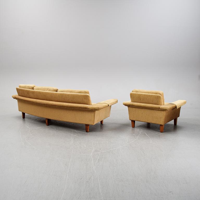 A sofa and easy chair by Johannes Andersen, 'Drott', Trensum. 1960-70s.