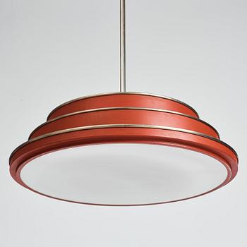 Erik Tidstrand, a ceiling lamp, model "28307", Nordiska Kompaniet, 1930s.