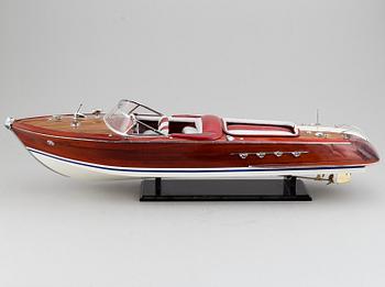 A boat modell of a Riva, 20th Centruy.
