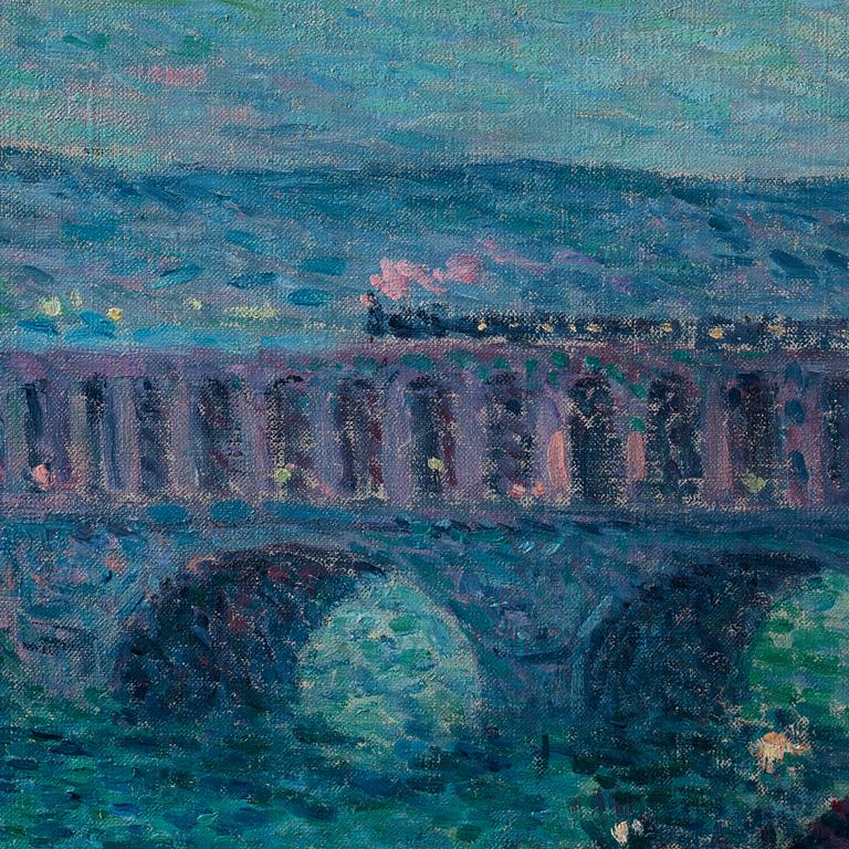 Maximilien Luce, "Le viaduc d'Auteuil (Le Pont)".