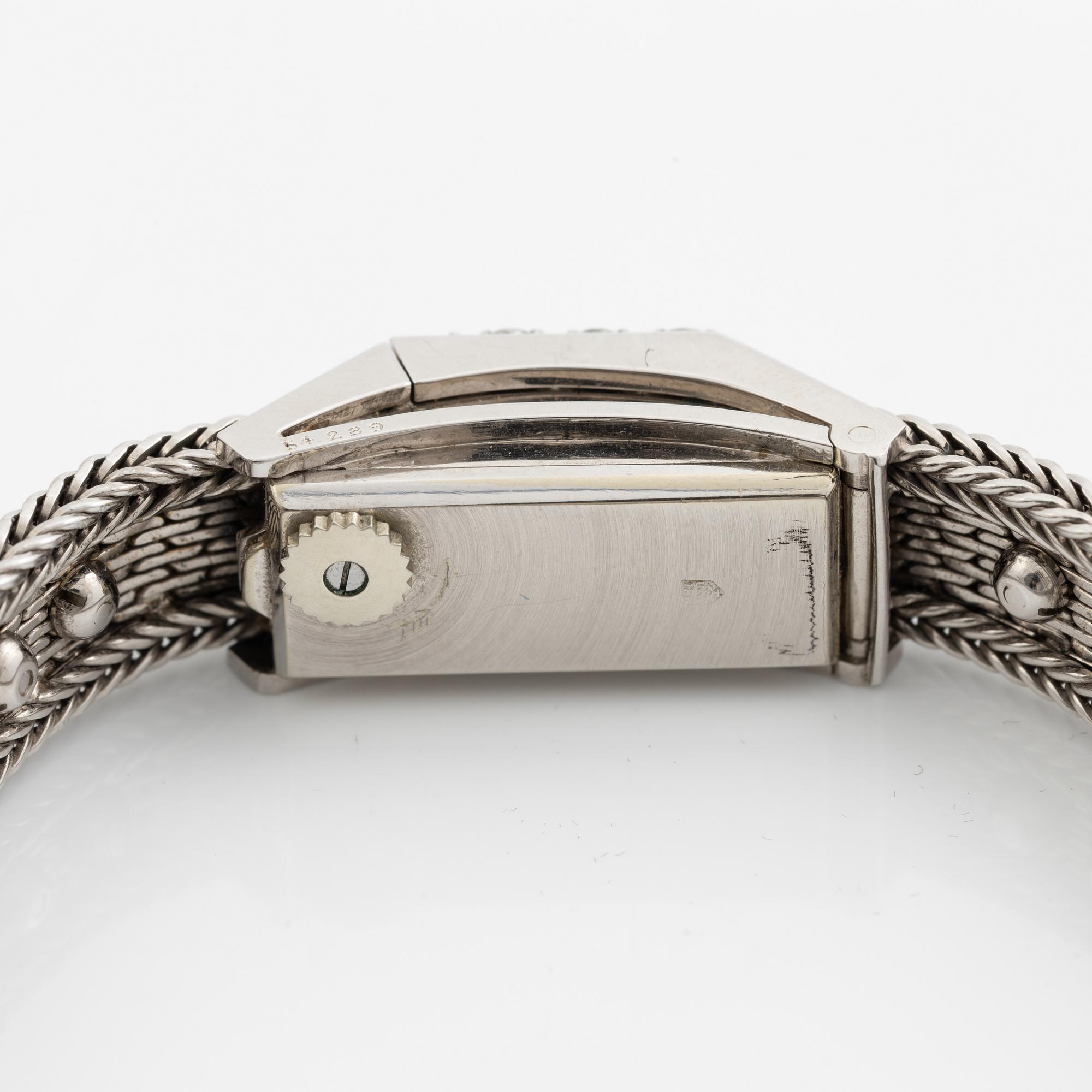Aftonklocka/smyckeur, Blancpain,  18K vitguld med briljantslipade diamanter.
