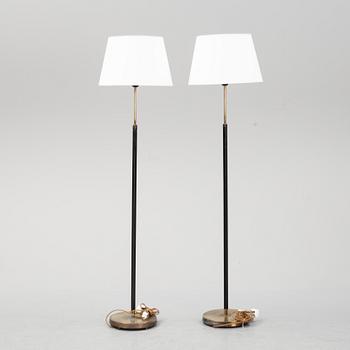 A pair of floor lamps from Falkenbergs belysning in the second half of the 20th century.