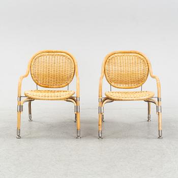 Mats Theselius, a pair of "Nätön" armchairs, IKEA PS, 2000s.