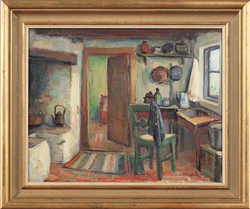 GOTTFRID OLSSON, olja på duk, signerad.